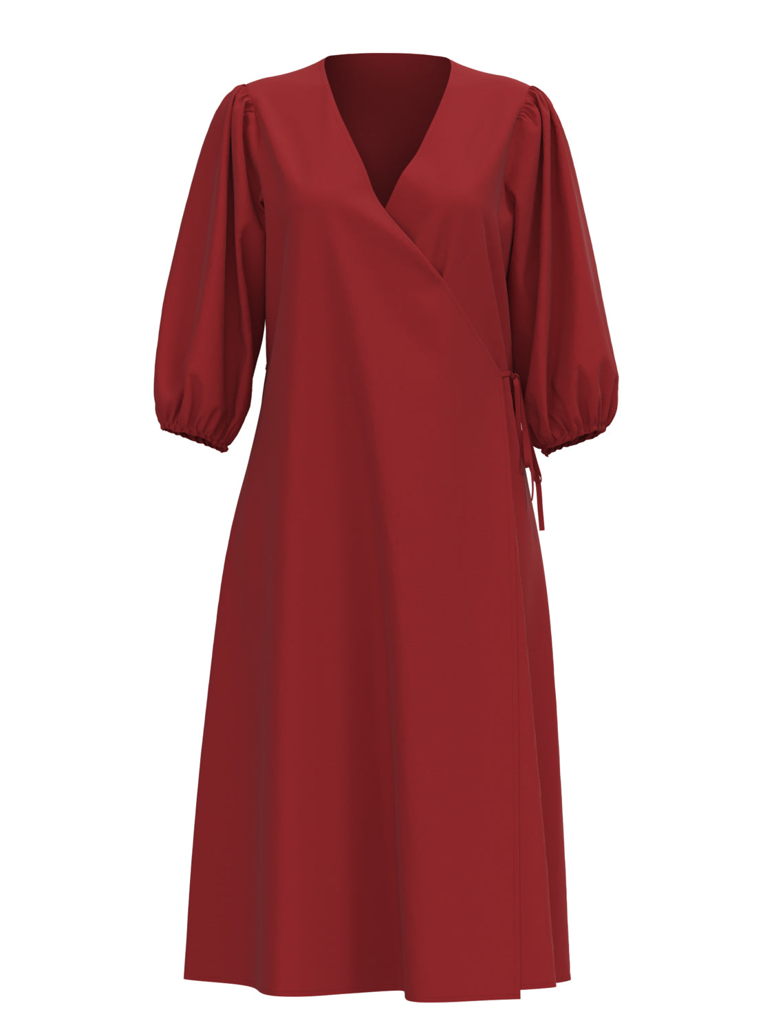 VMMISTY Dress - Pompeian Red